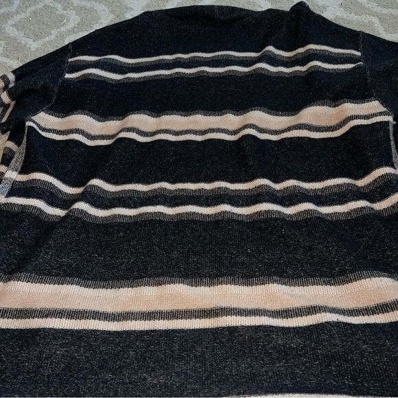 Vince Striped Sweater - Black and Beige - Picture 6 of 6